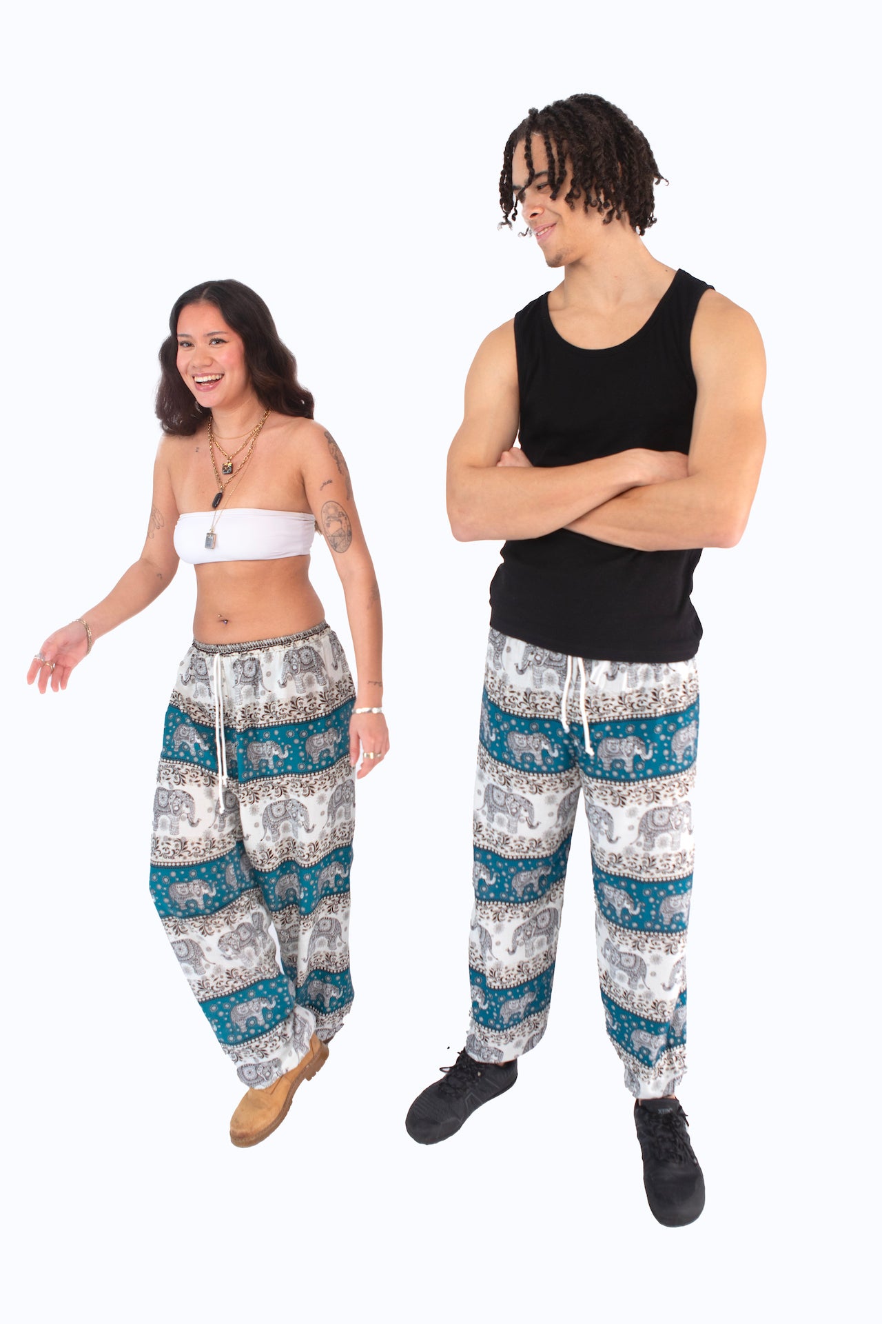 Elephant print pants